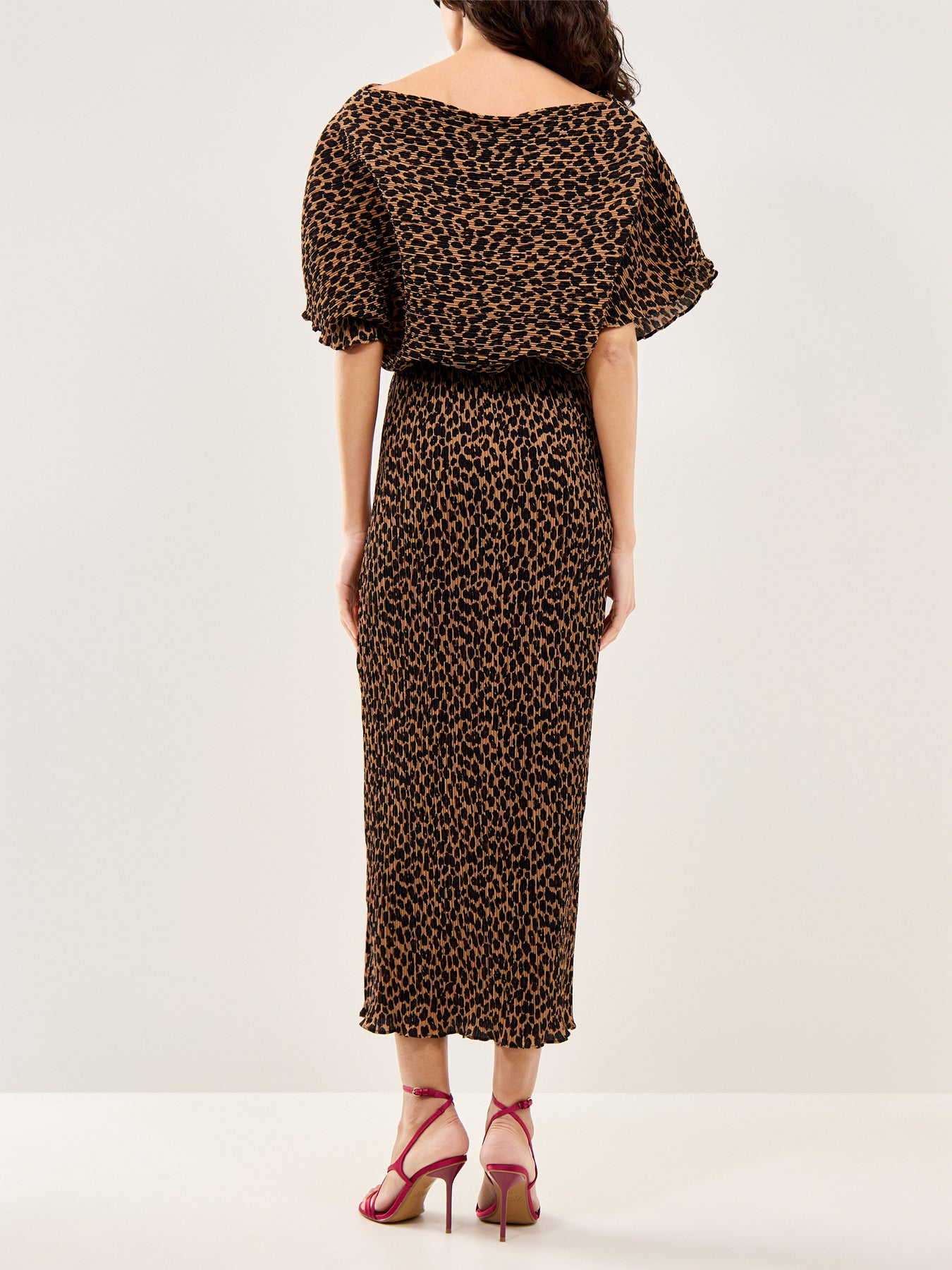 Lucia Tilly Dress Leopard