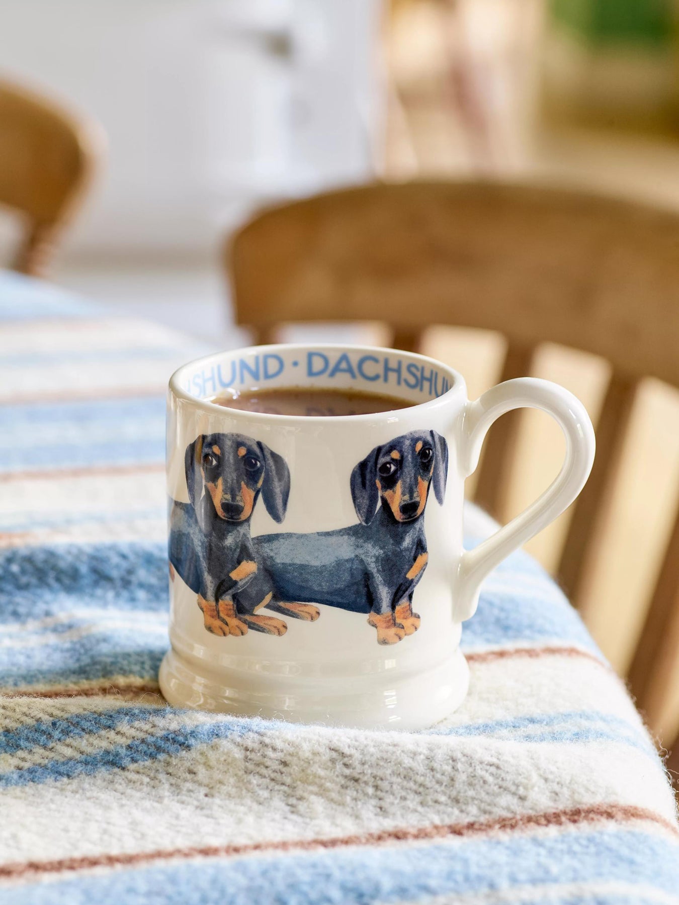 Black & Tan Dachshund Half Pint Mug