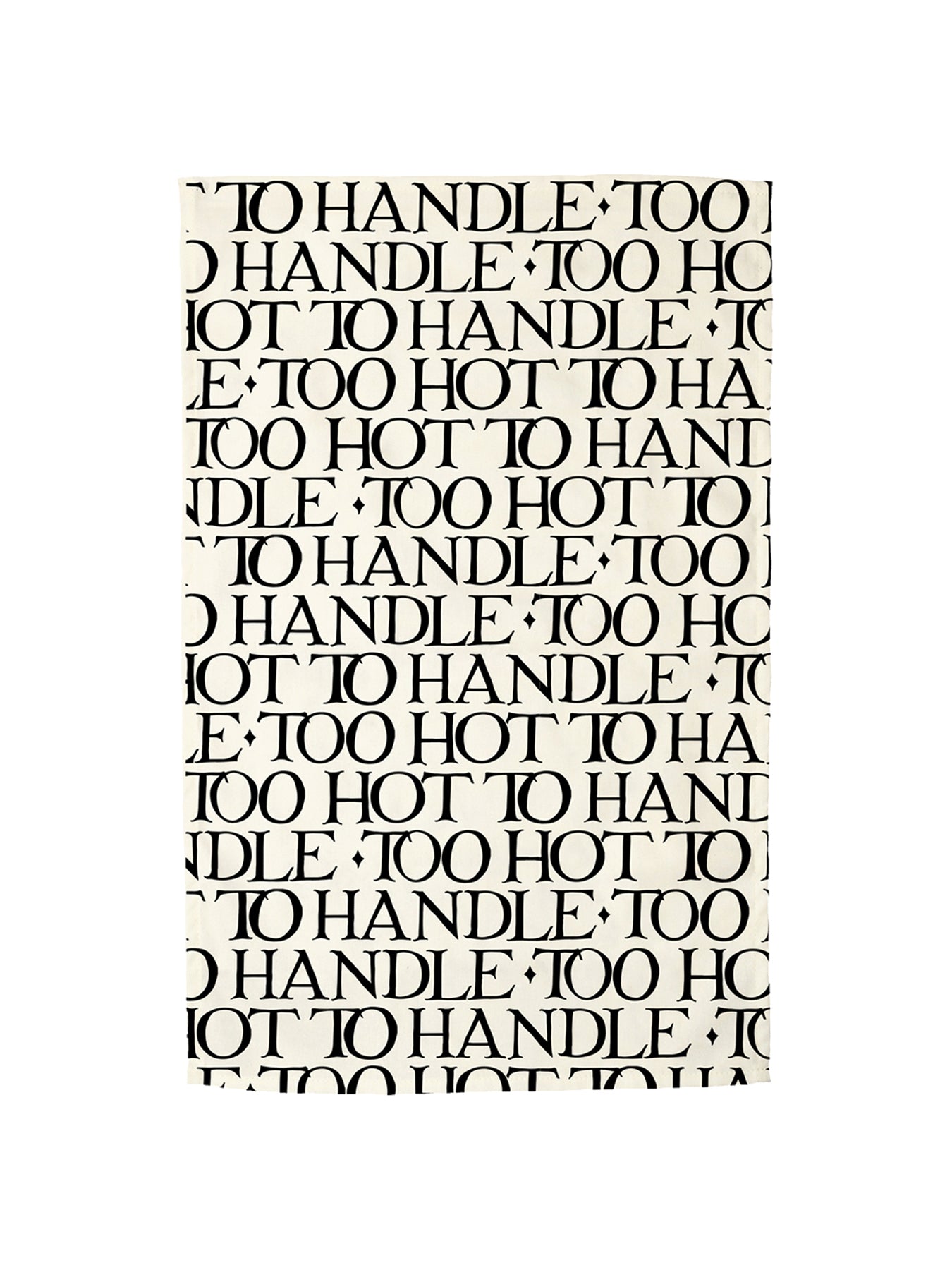 Black Toast Oven Glove and Tea Towel Set