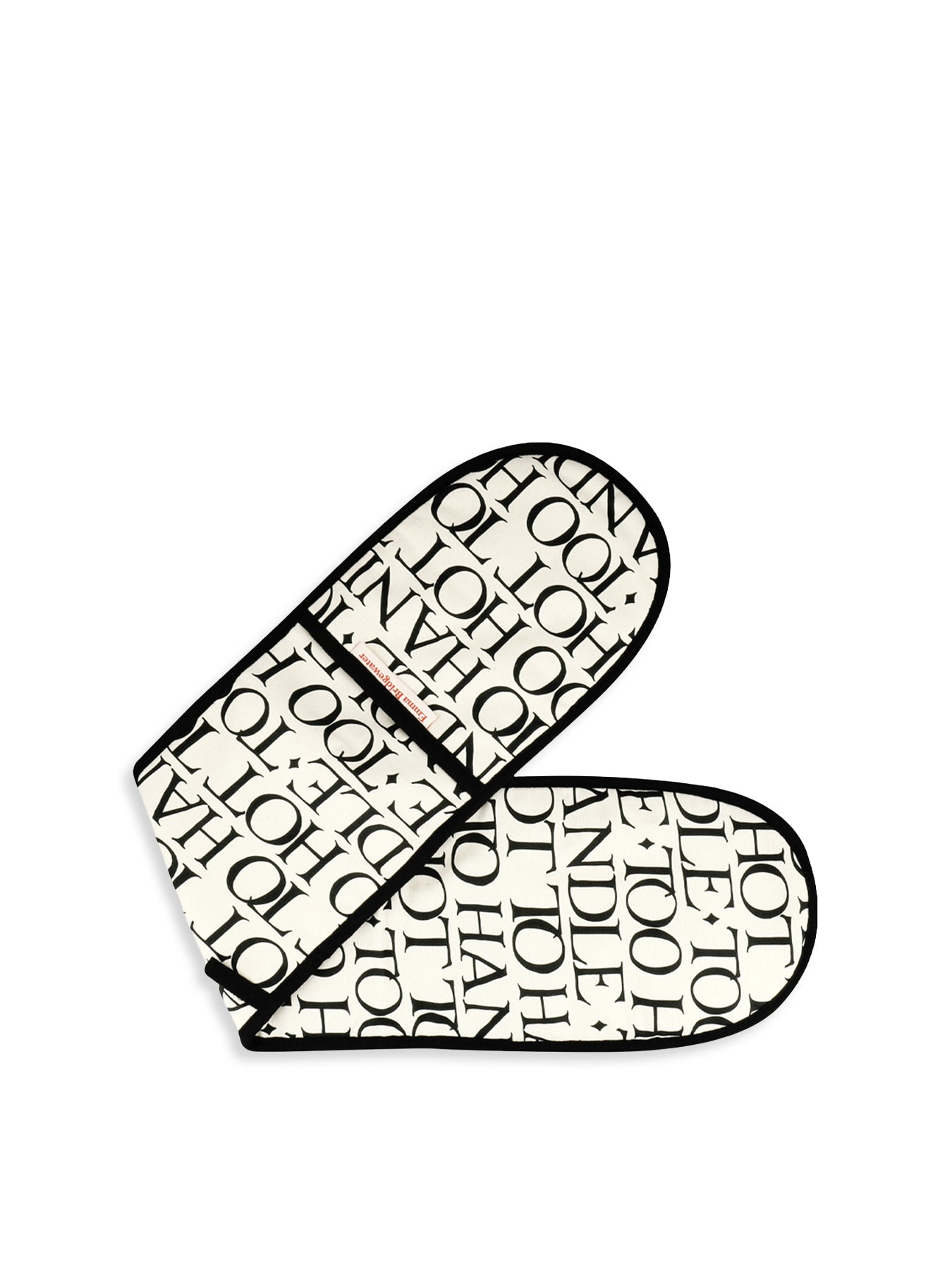 Black Toast Oven Glove and Tea Towel Set