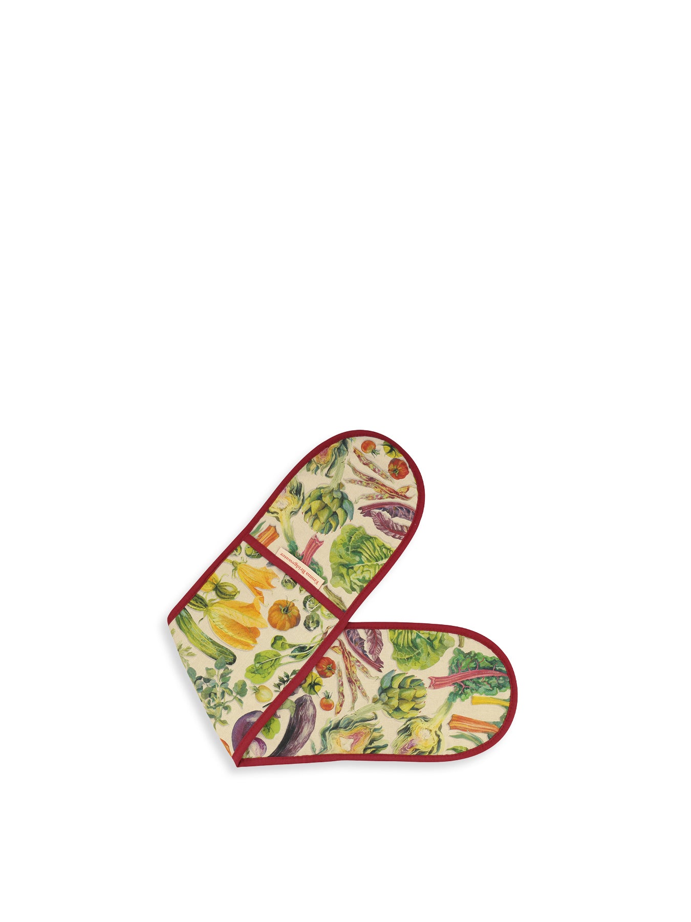Vegetable Garden Double Oven Glove Quilted Cotton