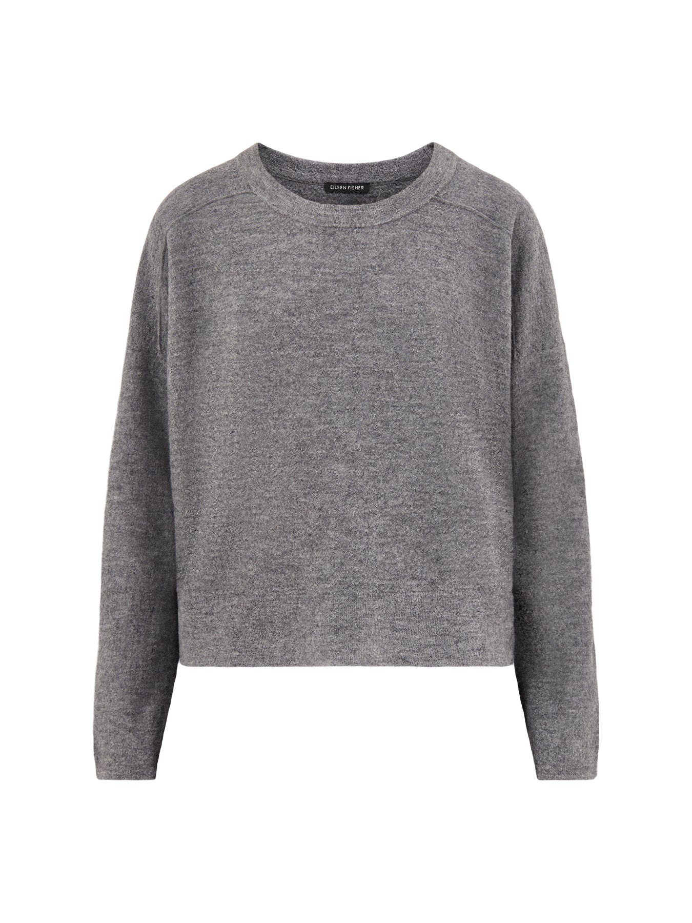 Crew Neck Wool Sweater Taupe