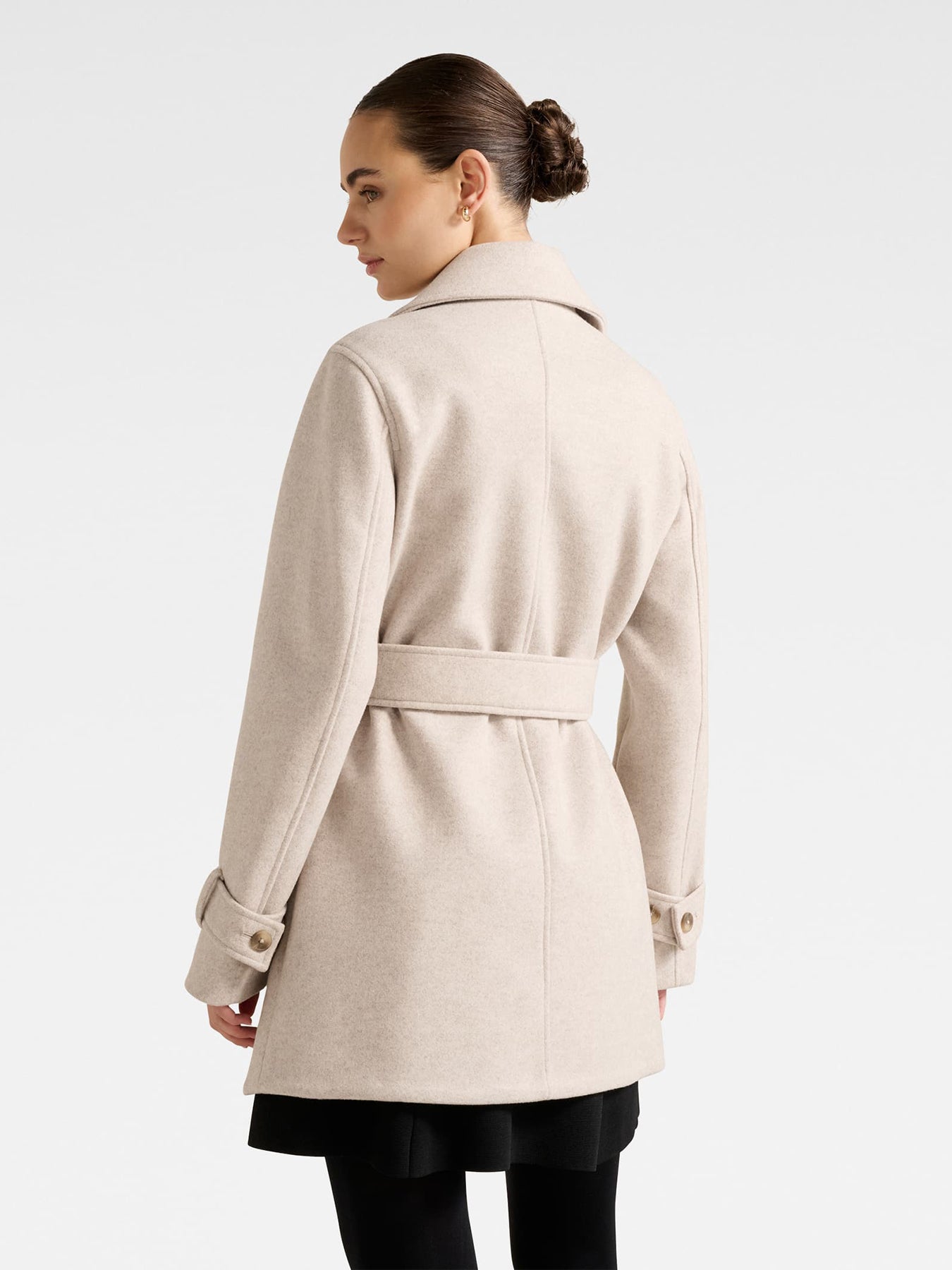 Belle Short Wrap Coat