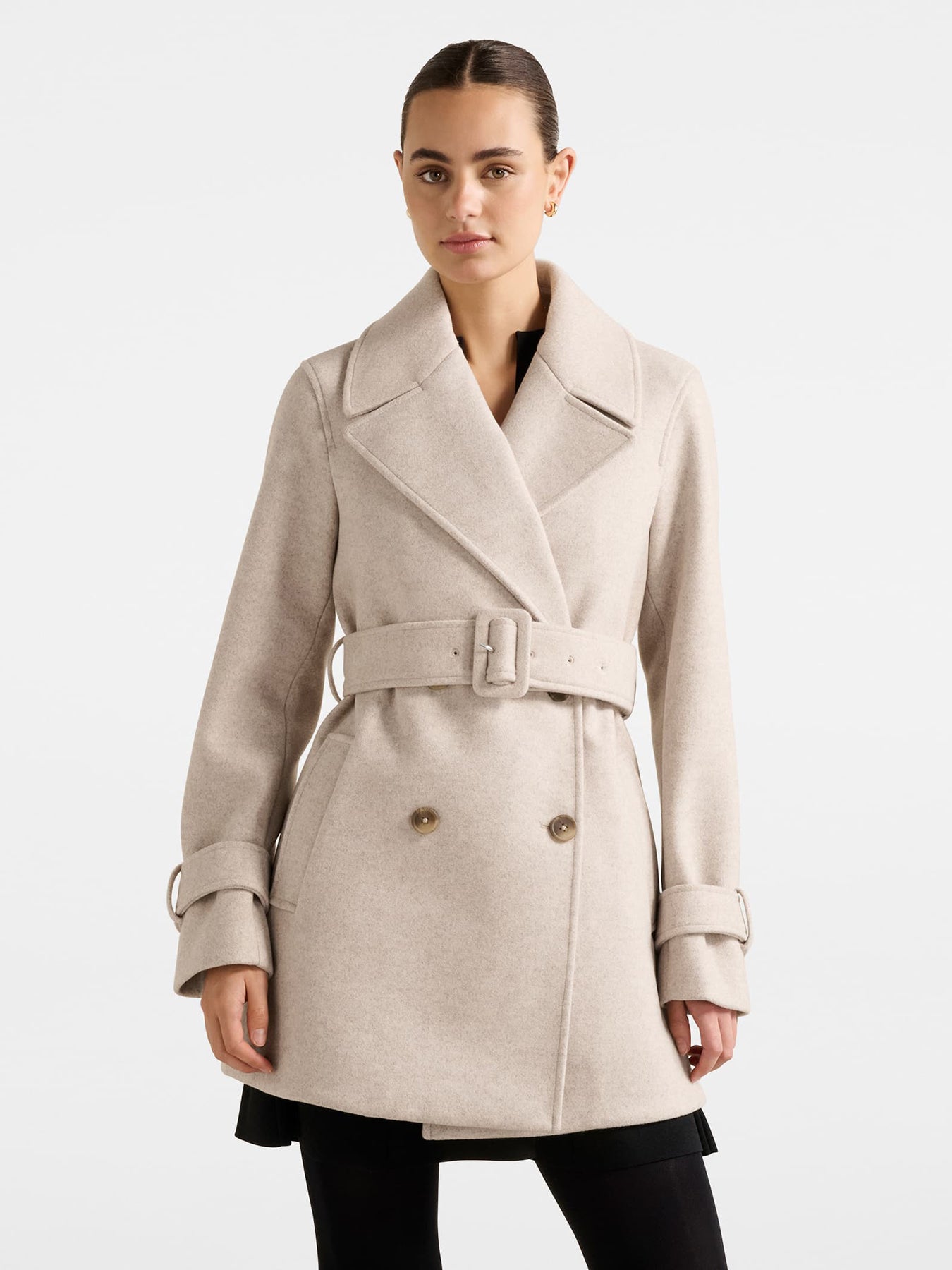 Belle Short Wrap Coat