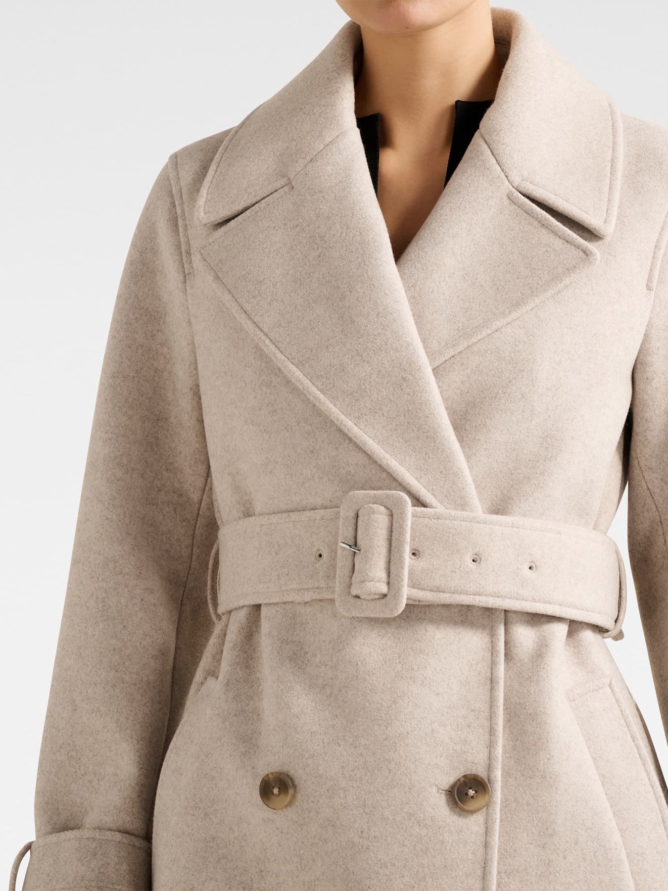Belle Short Wrap Coat
