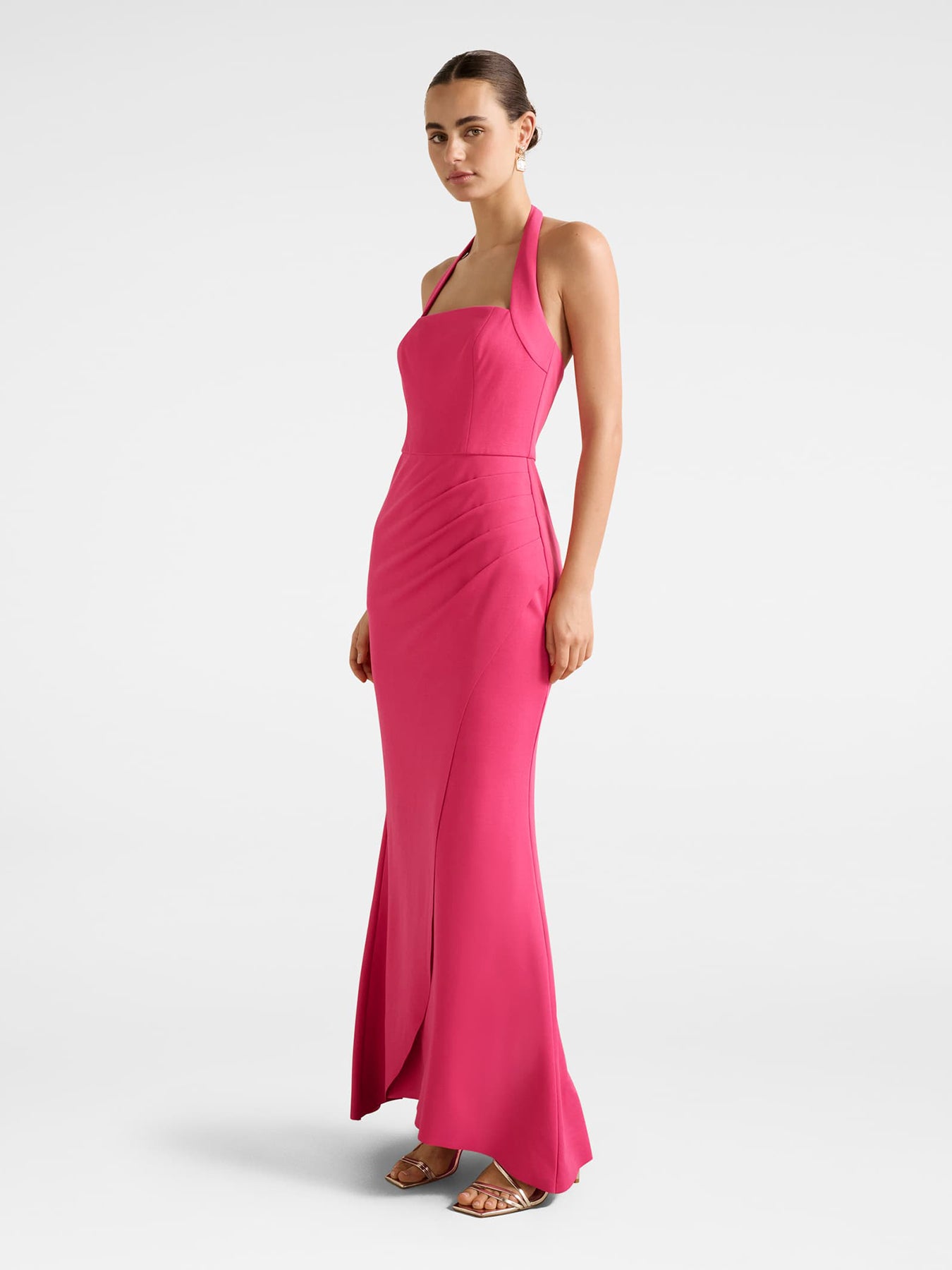 Willow Wrap Maxi Dress Pink