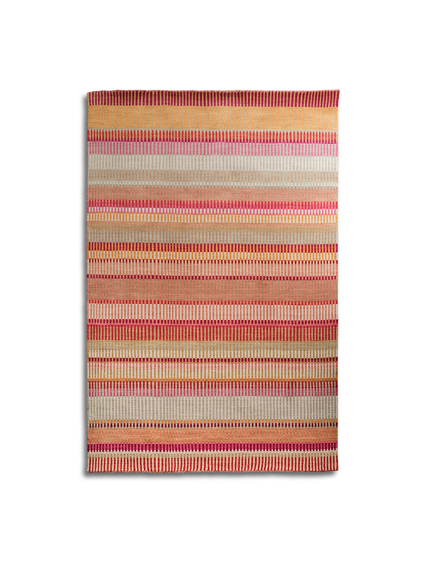 Stripes Wool Rug Natural Medium