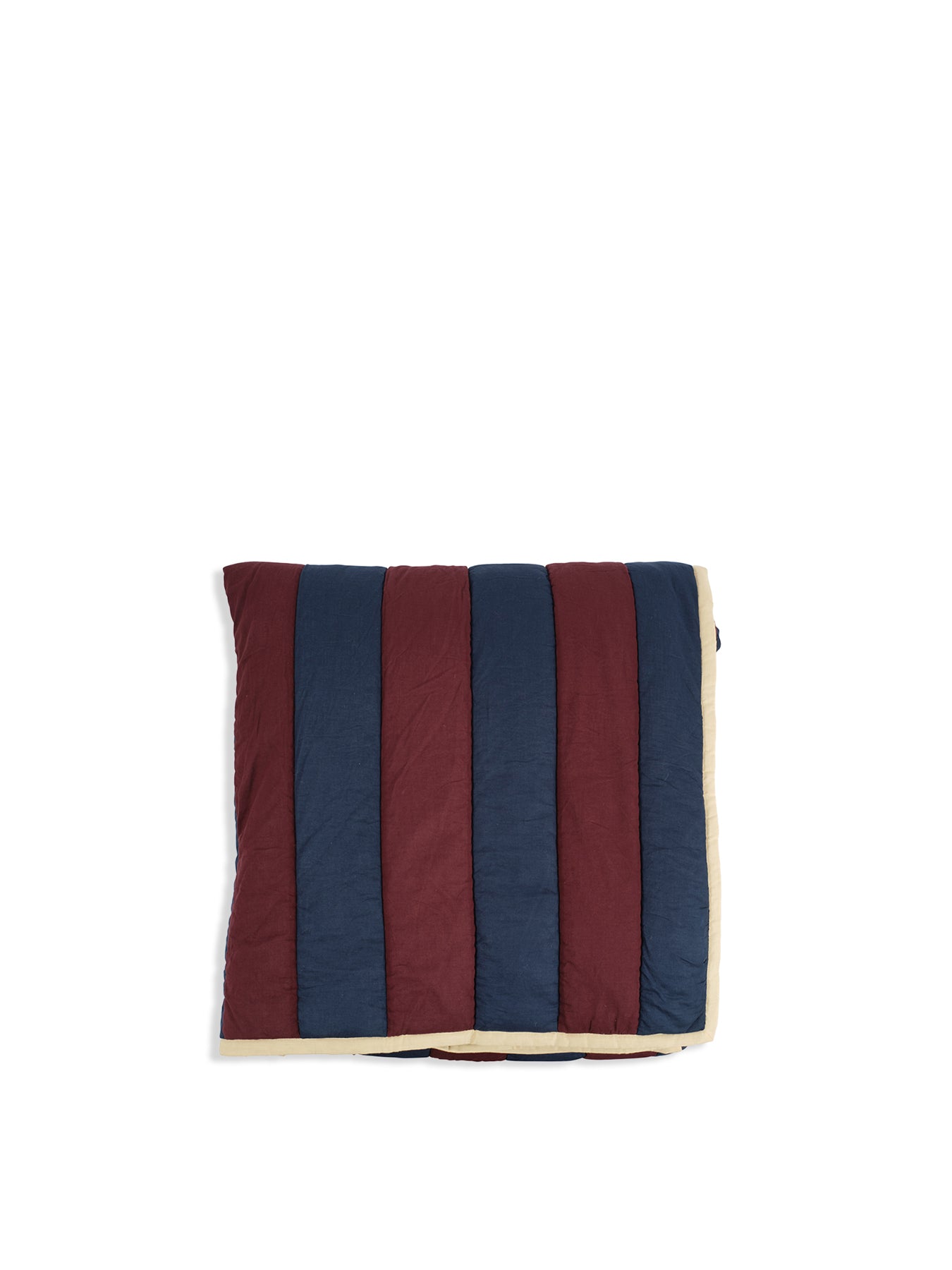 Stripe Quilt Aubergine Navy Medium