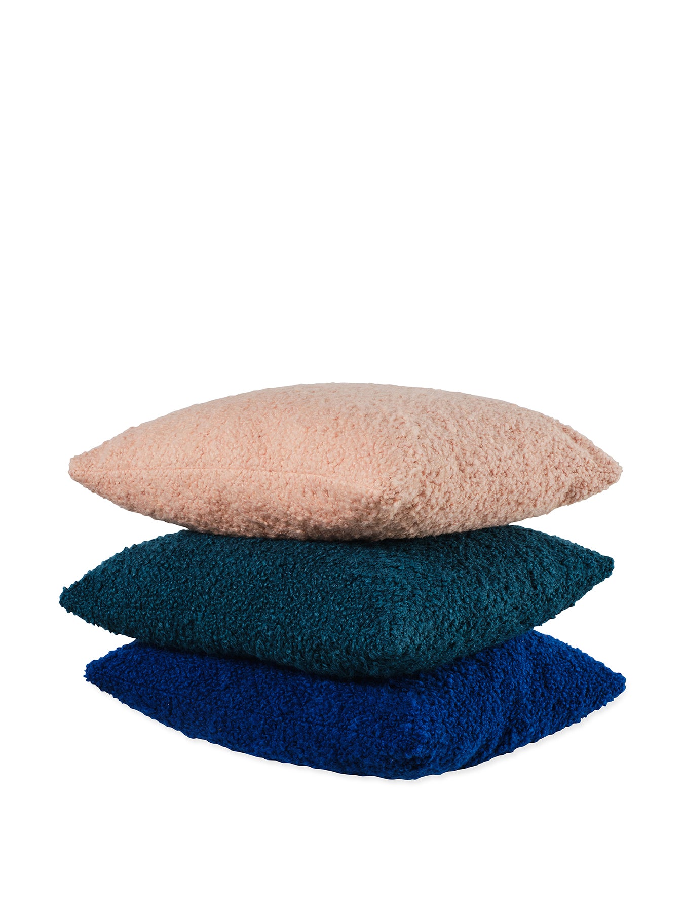 Bouclé Cushion Dusky Pink