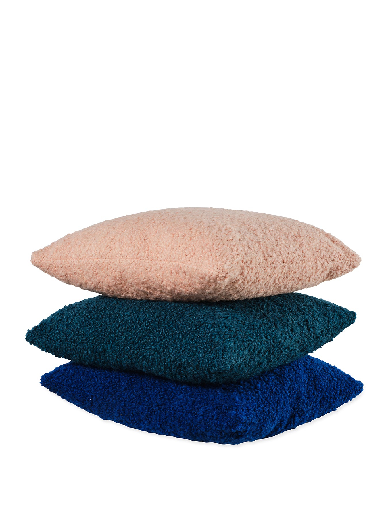 Bouclé Cushion Cobalt