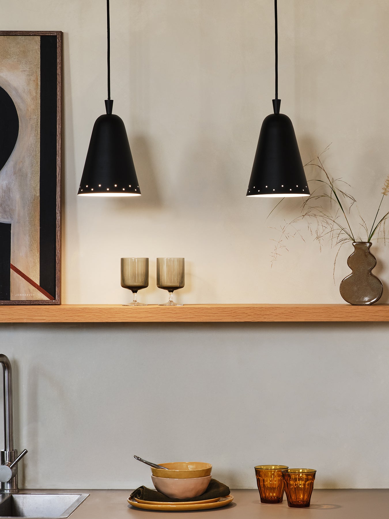 Helsinki Pendant Light Black