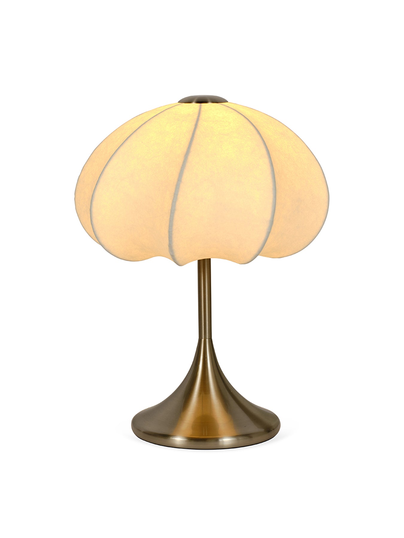 Malmo Touch Table Lamp White Steel