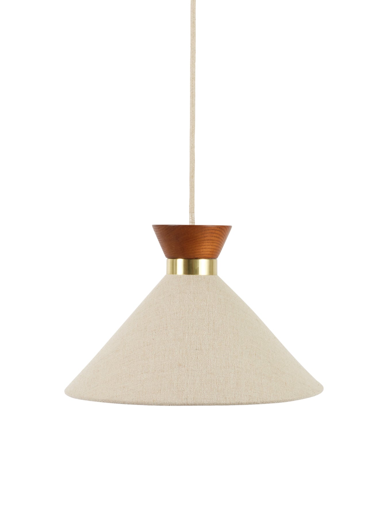 Osaka Pendant Walnut Small