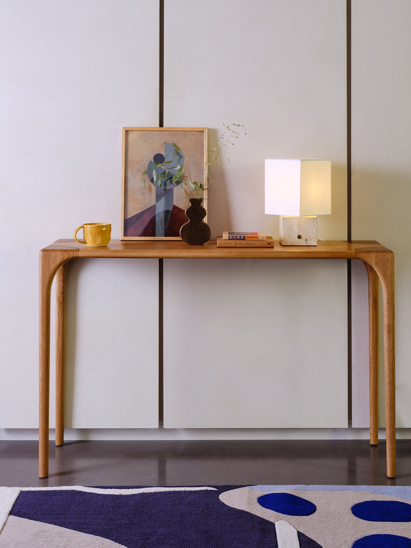 Ravenna Touch Table Lamp Travertine