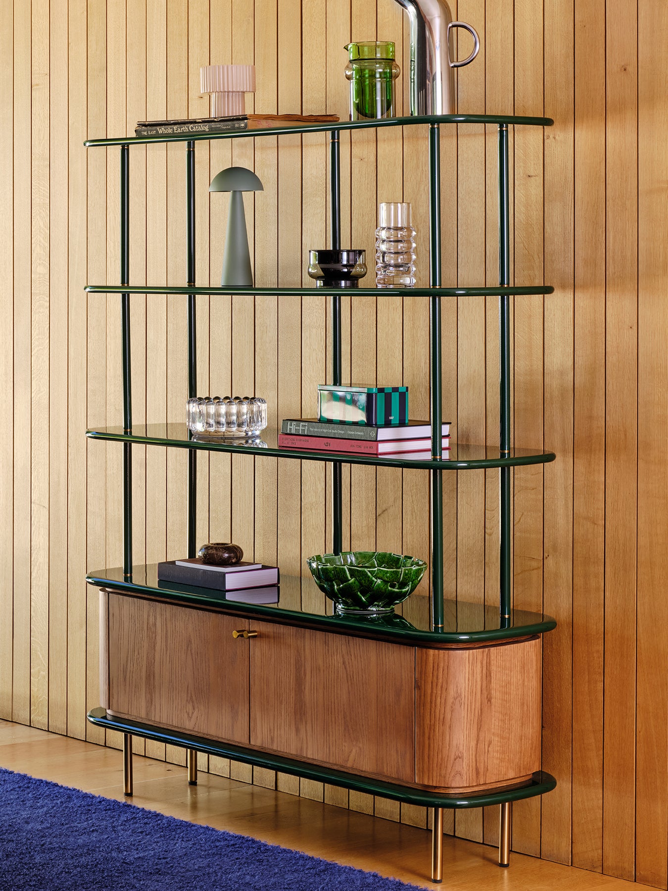 Lando Bookcase Green
