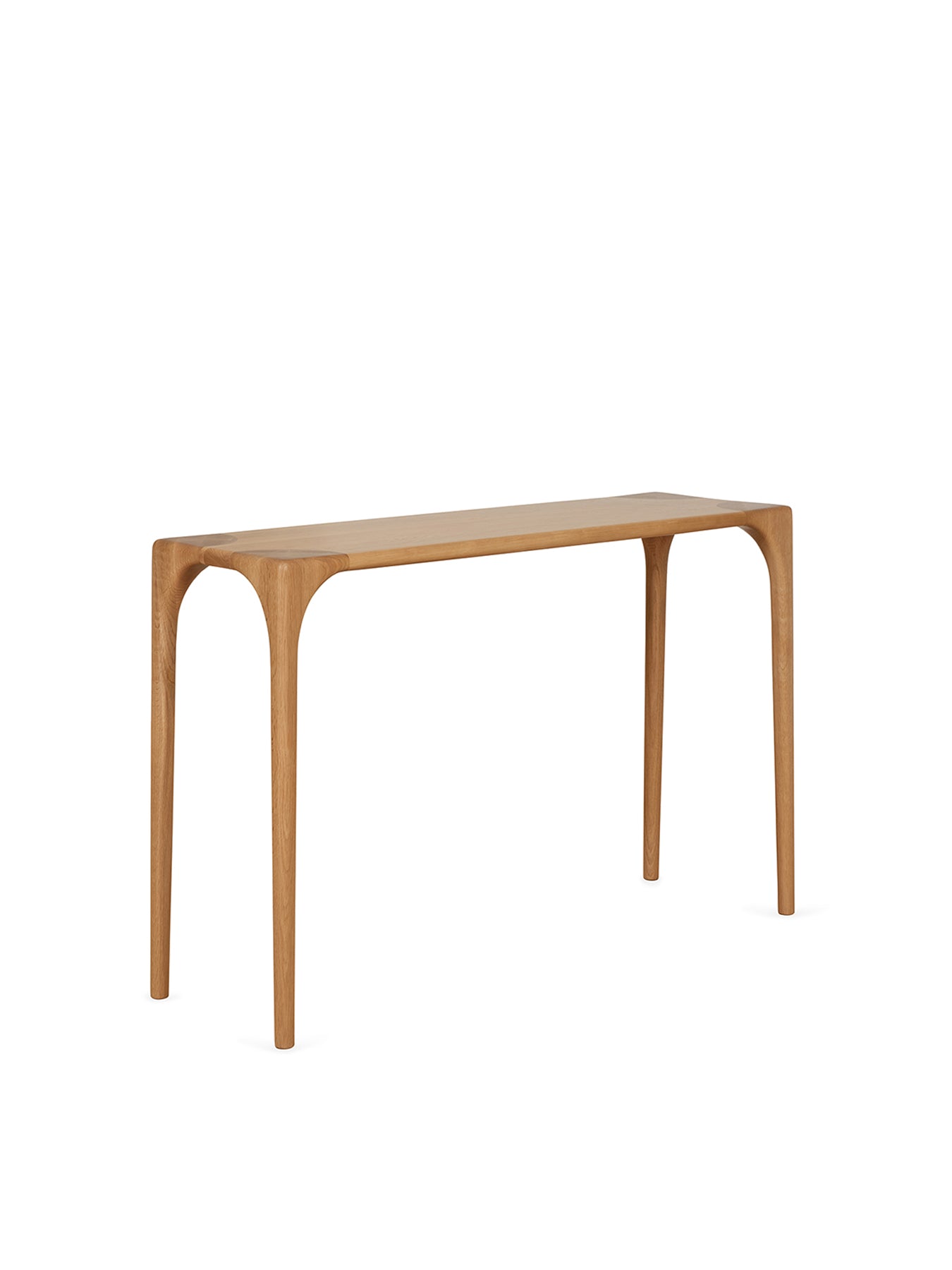 Arch Console Table Oak
