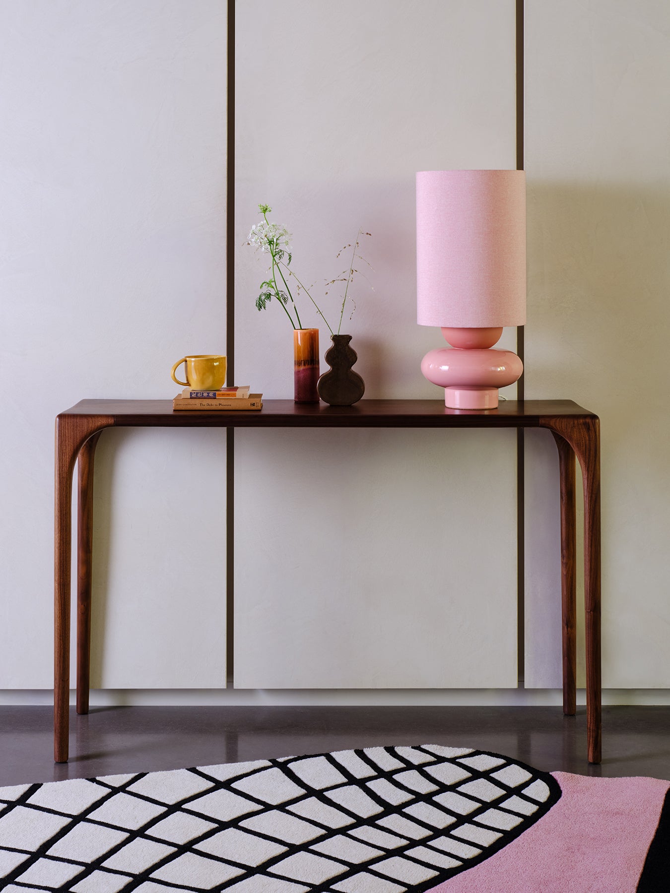 Arch Console Table Walnut