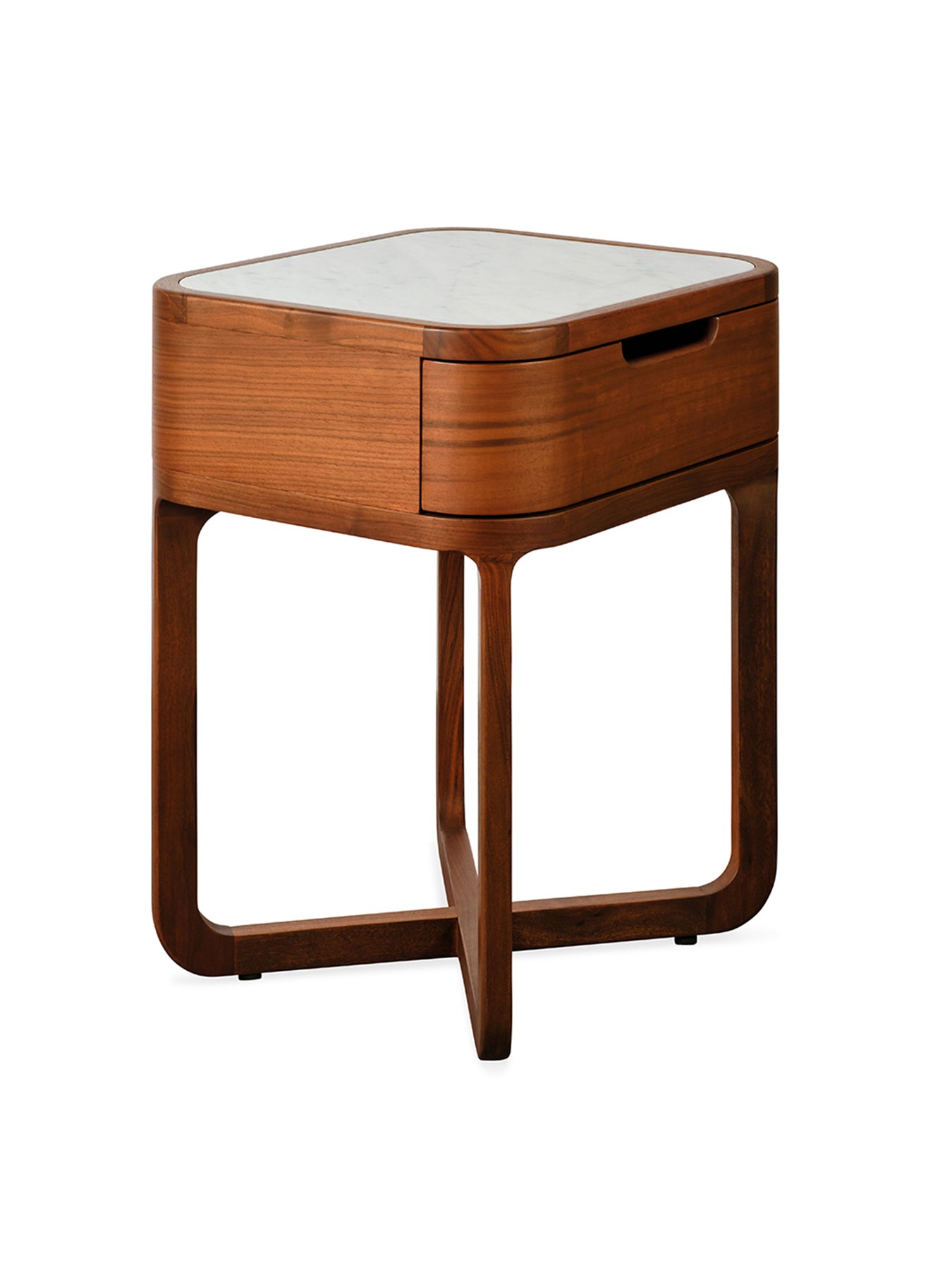 Anais Bedside Table Walnut