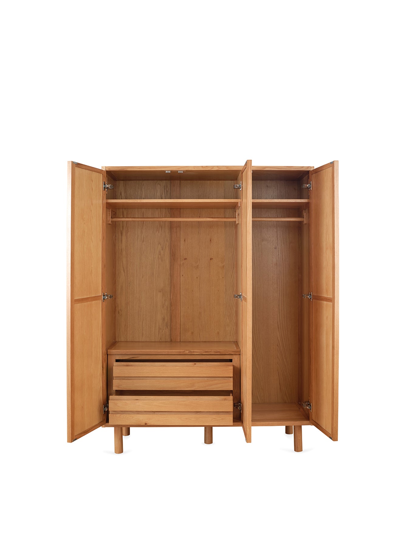 Noella Triple Wardrobe Oak