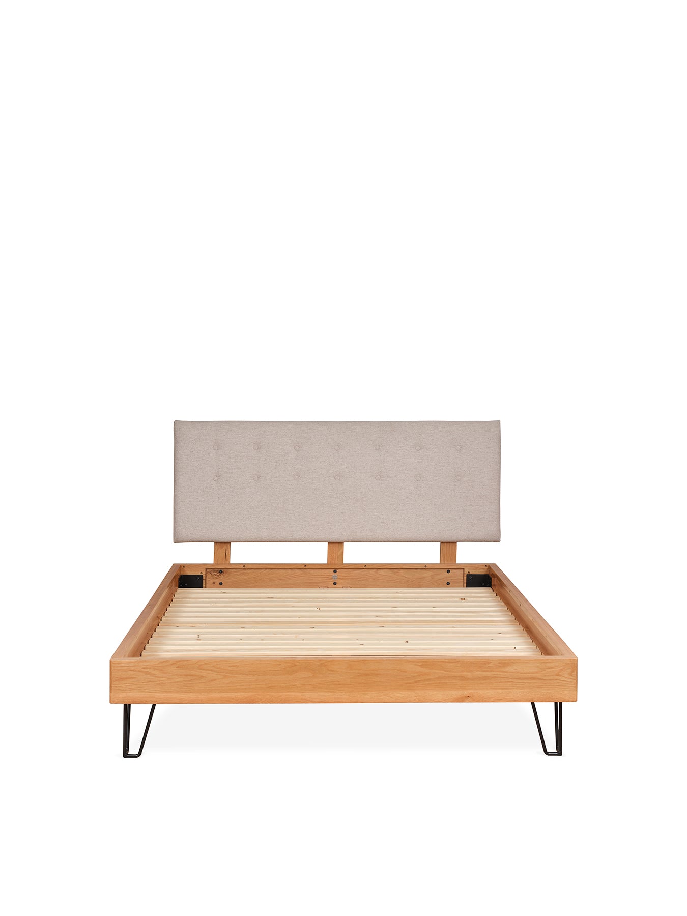 Brunel King Bed Oatmeal