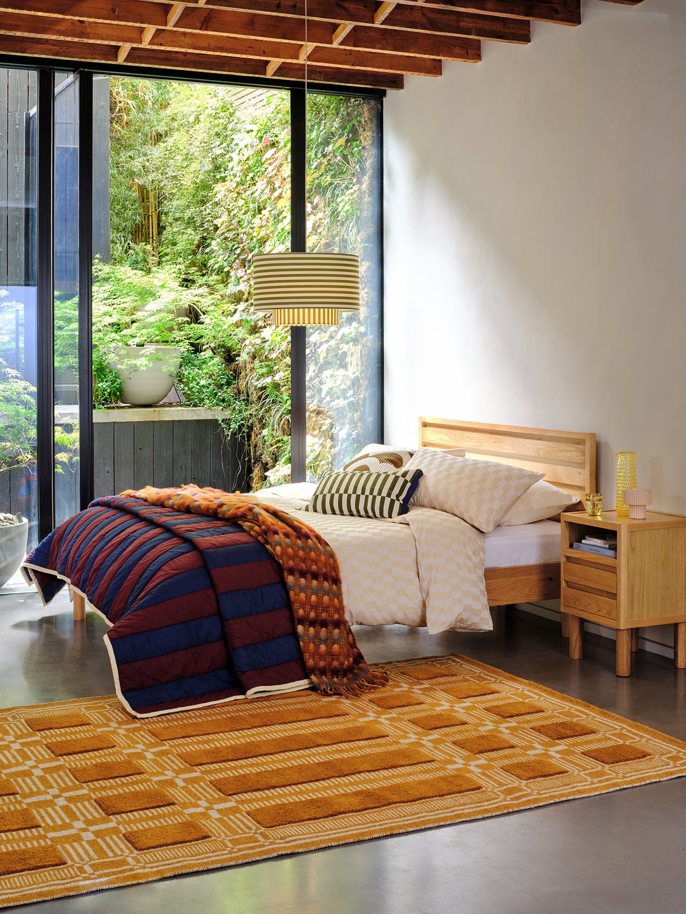 Brunel Bedside Table Oak