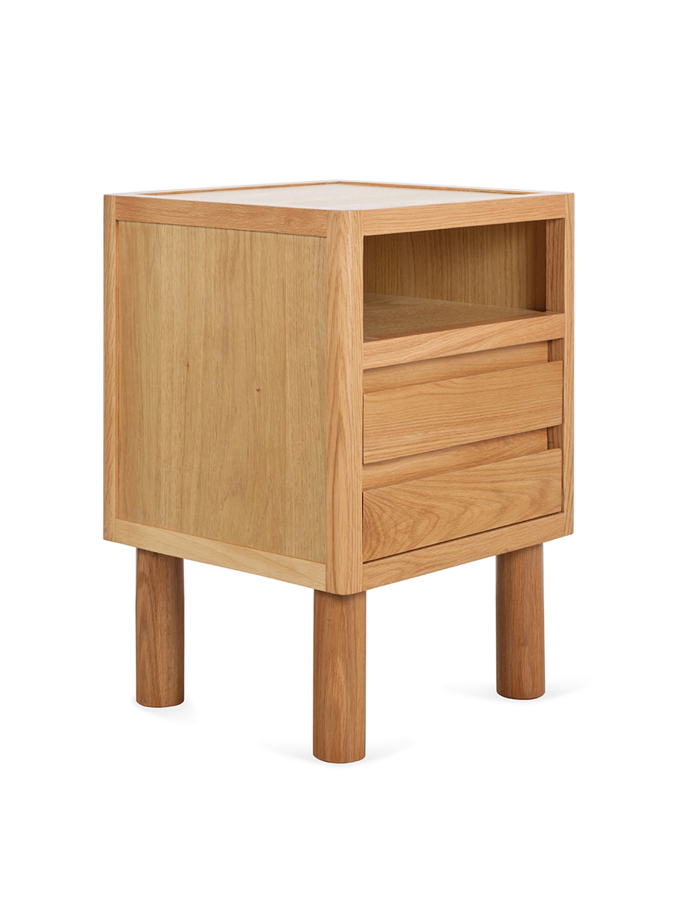 Brunel Bedside Table Oak