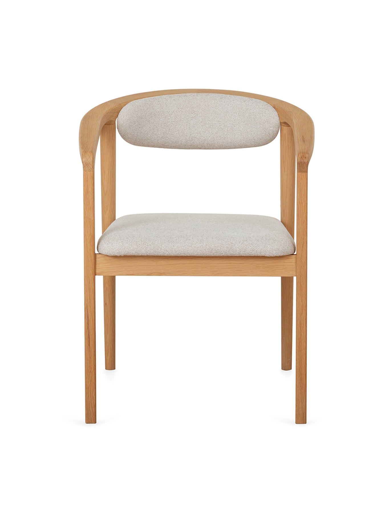 Anais Oak Dining Chair Neutral
