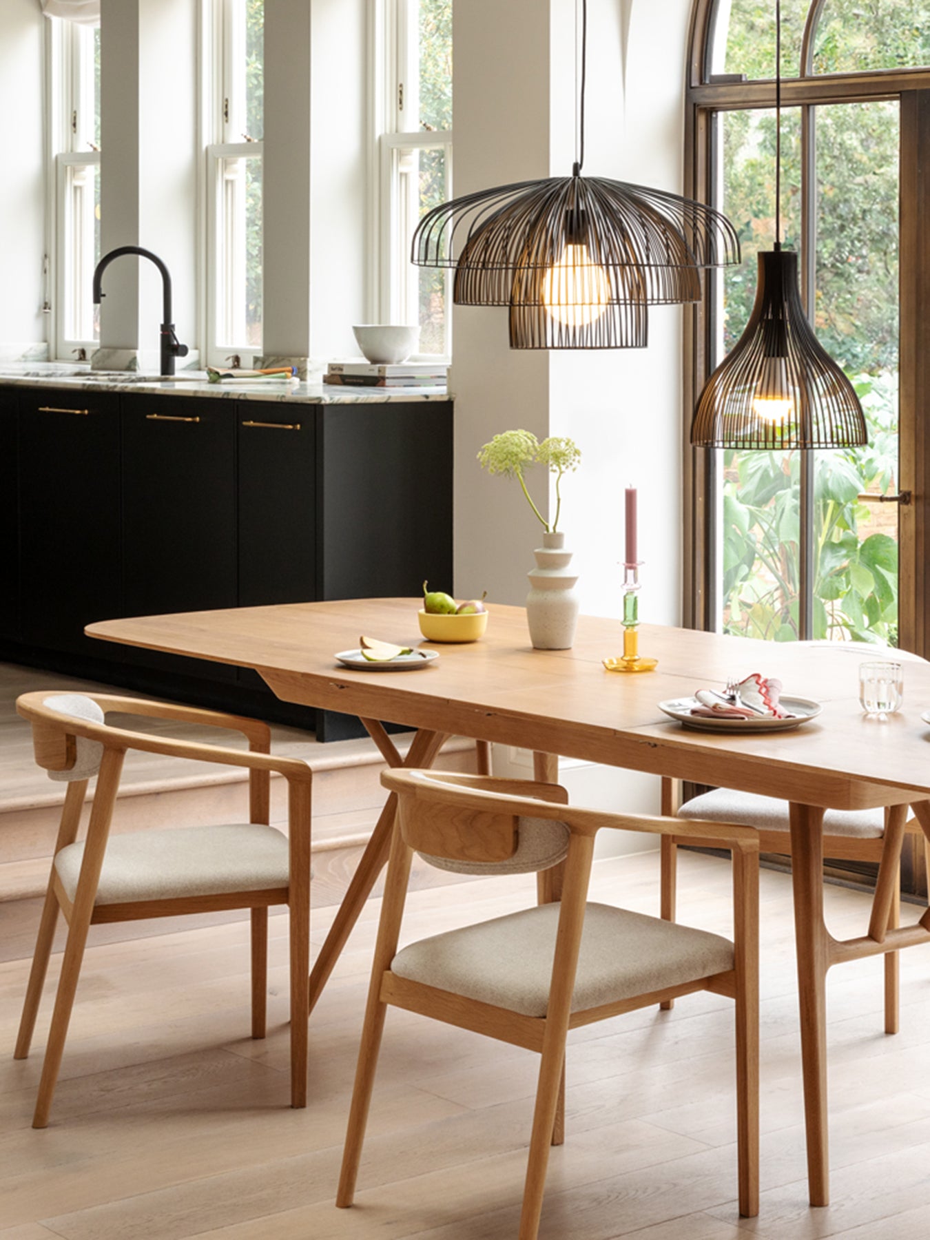 Anais Oak Dining Chair Neutral