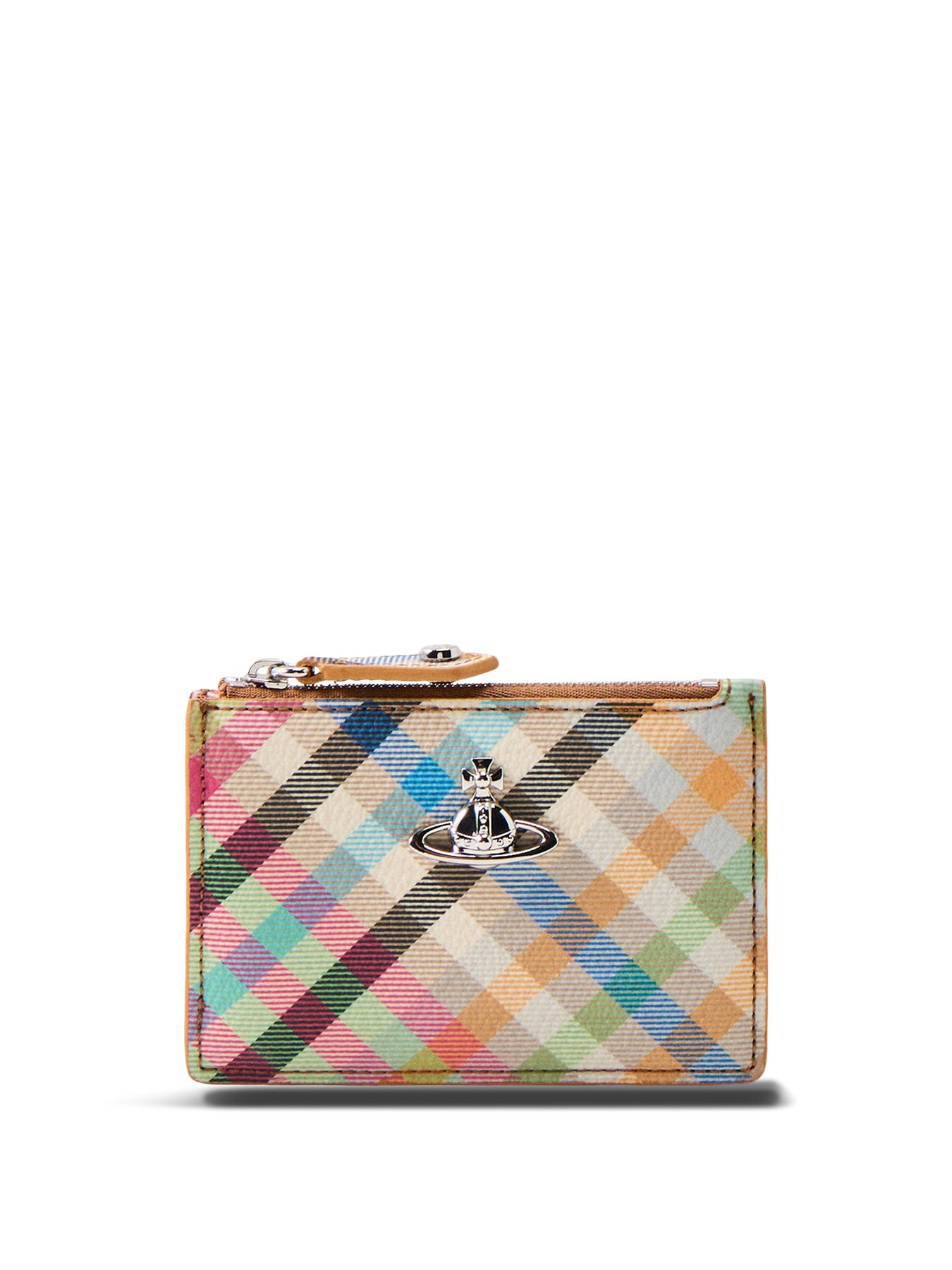 Slim Large Plaid Cardholder Multi