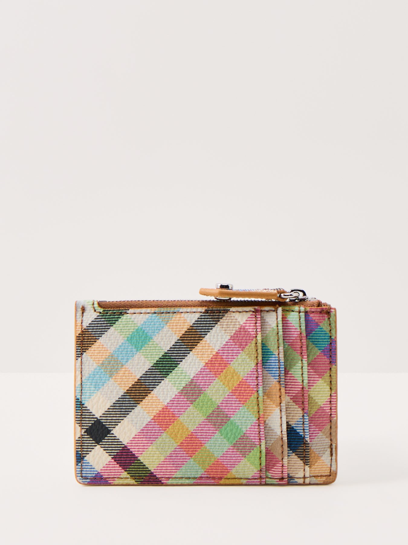 Slim Large Plaid Cardholder Multi
