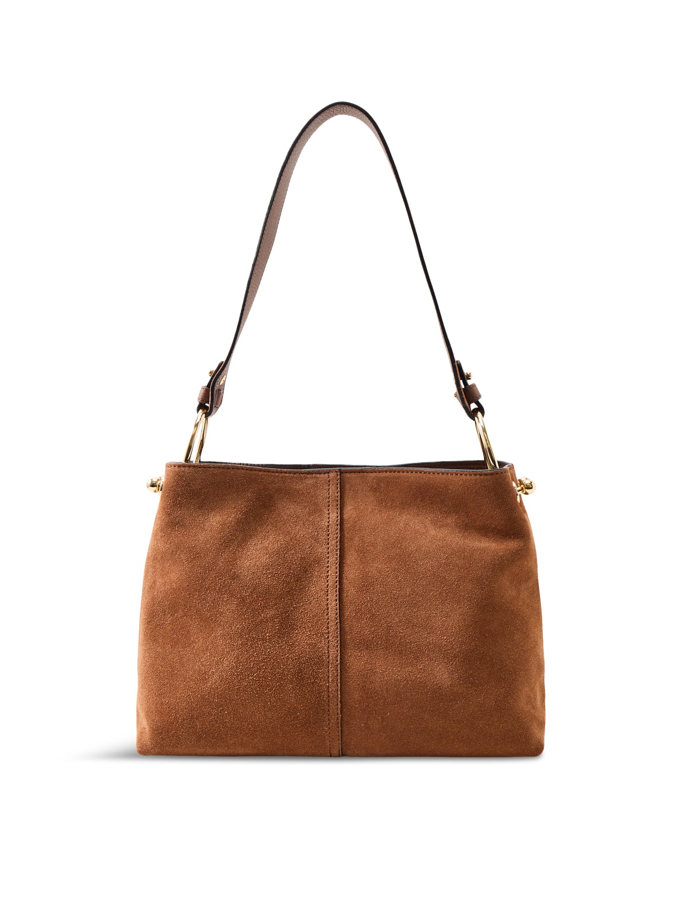 Lana Hobo Suede Tote Bag Tan