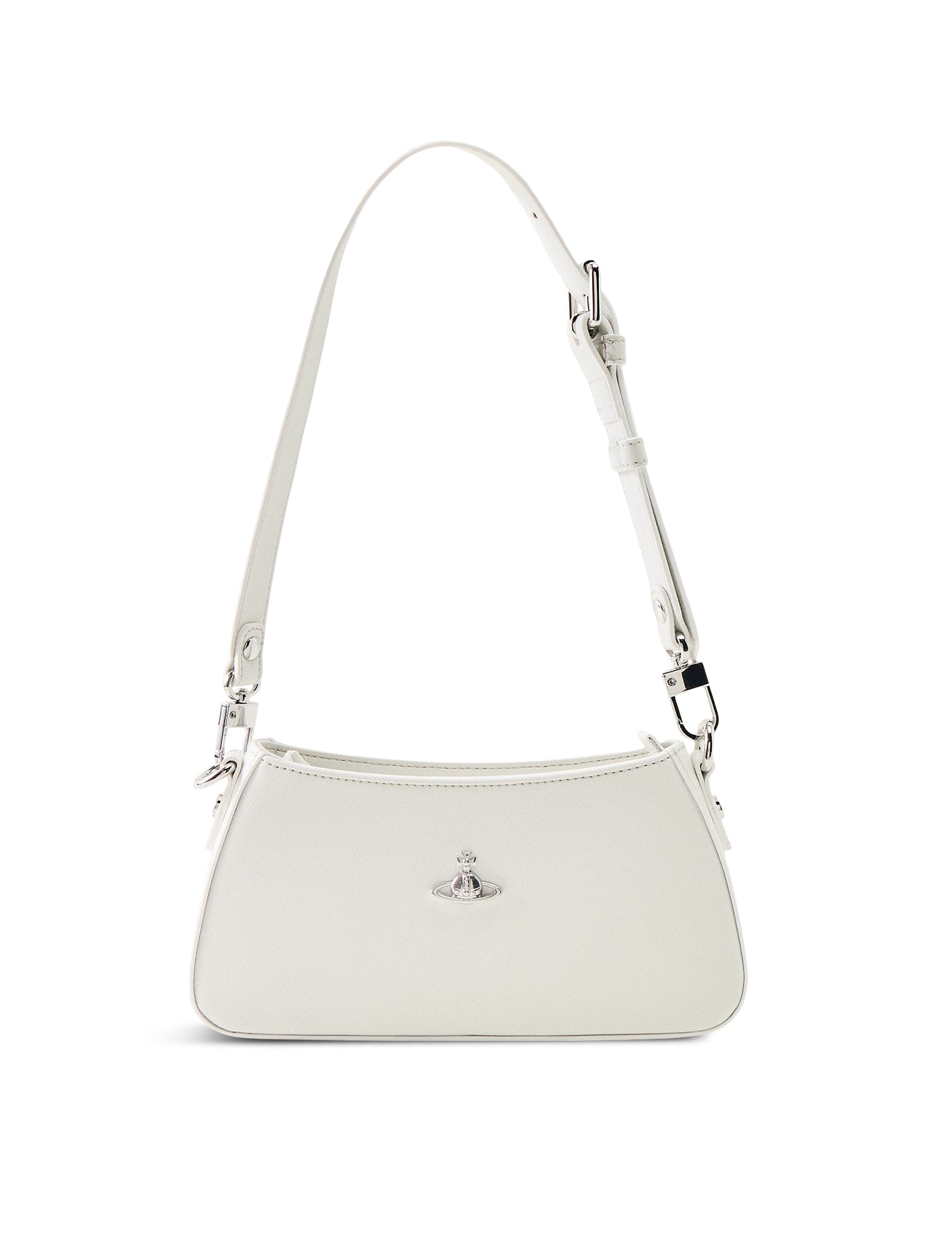 Tasha Shoulder Phone Bag White