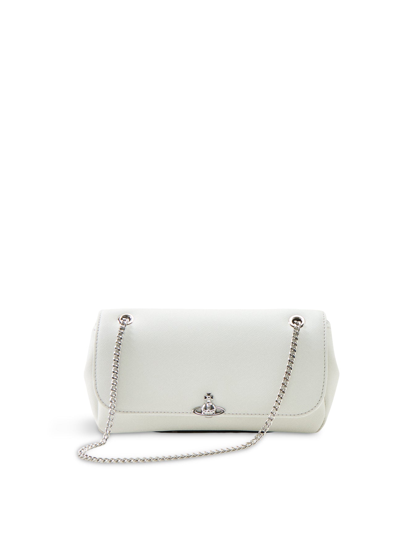 Chain Crossbody Bag White