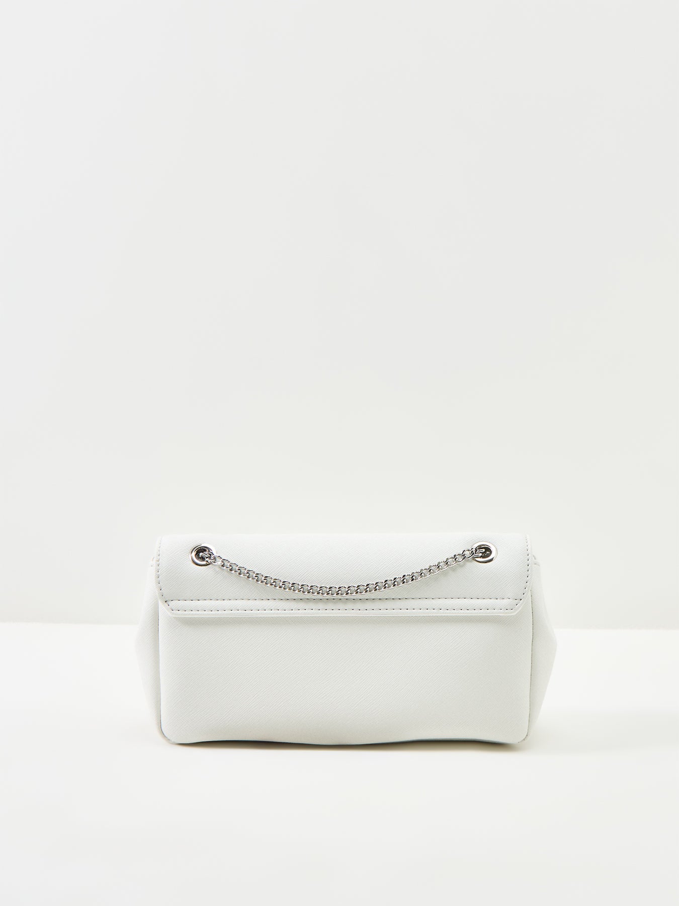 Chain Crossbody Bag White