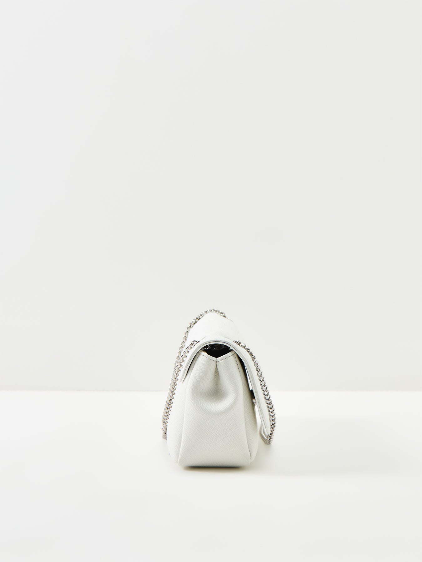 Chain Crossbody Bag White