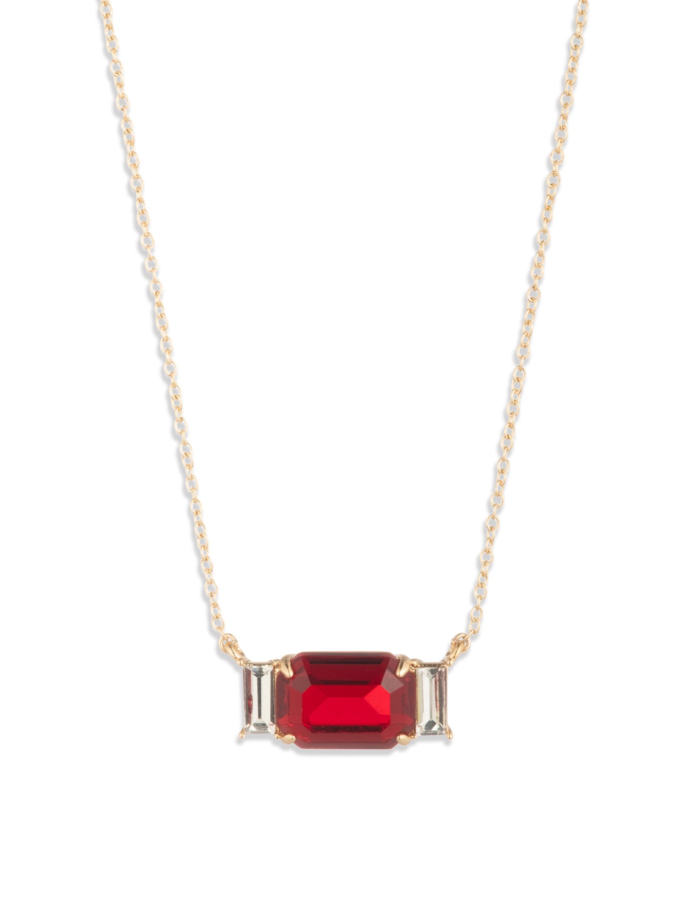 Stone Pendant Necklace Gold