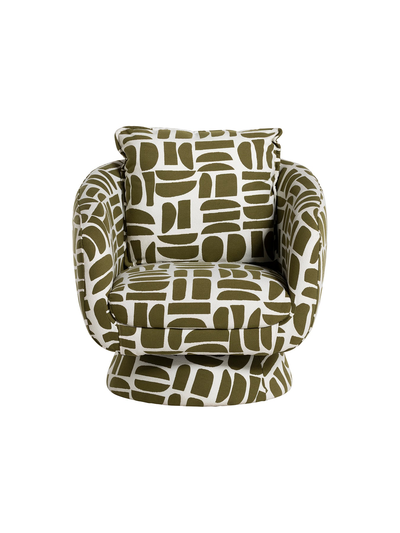 Francois Swivel Chair Green