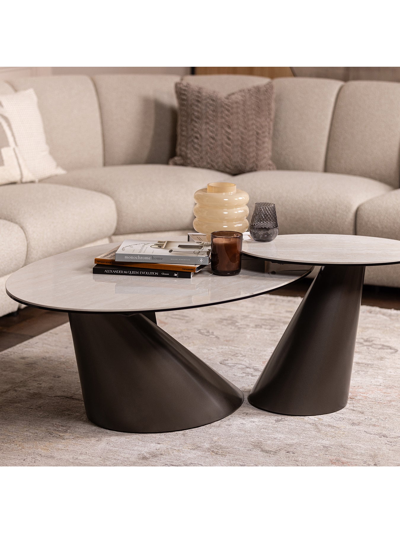 Halcyon Lamp Table White
