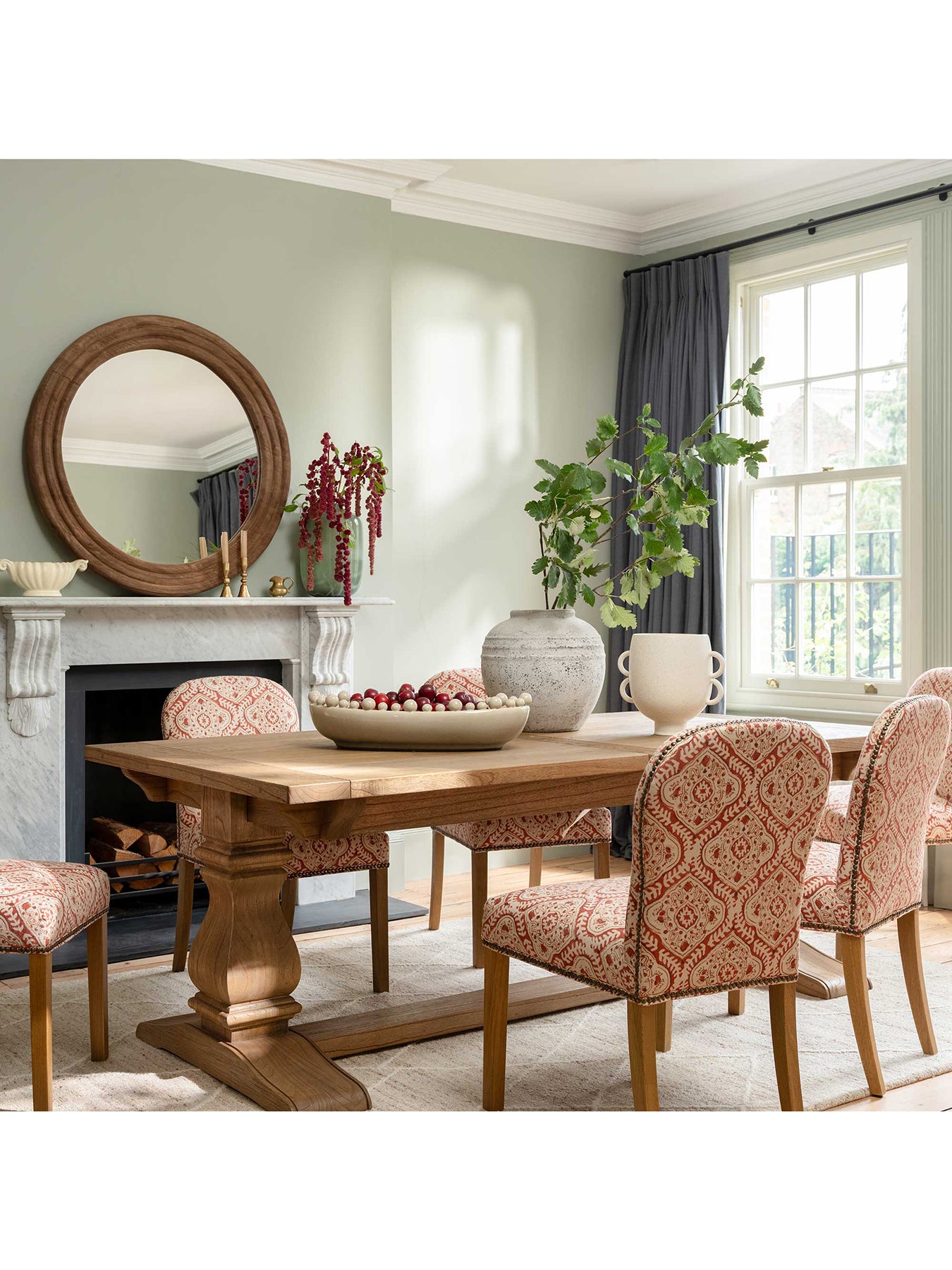Papillon Extending Dining Table Brown