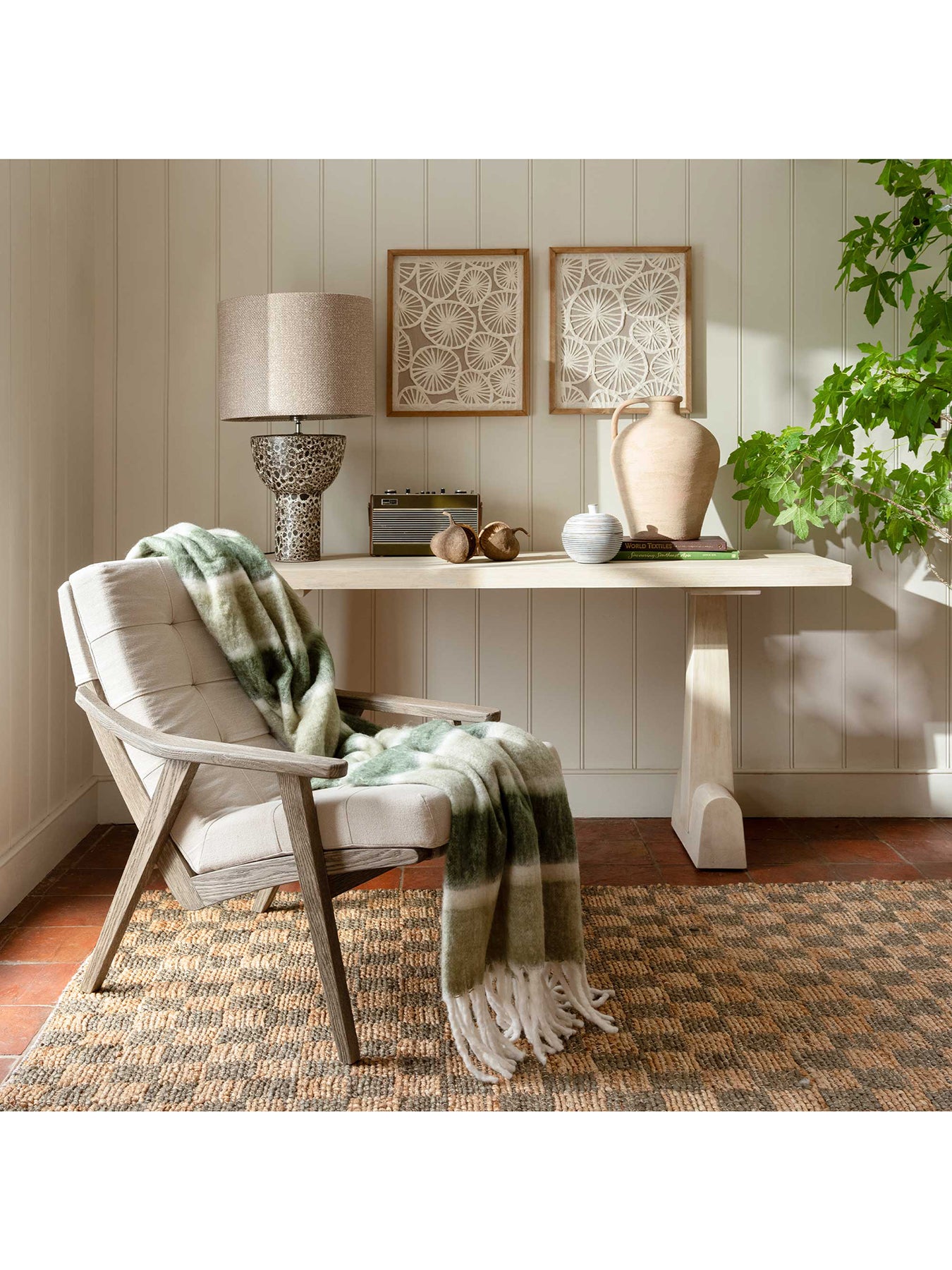 Haverton Console Table White