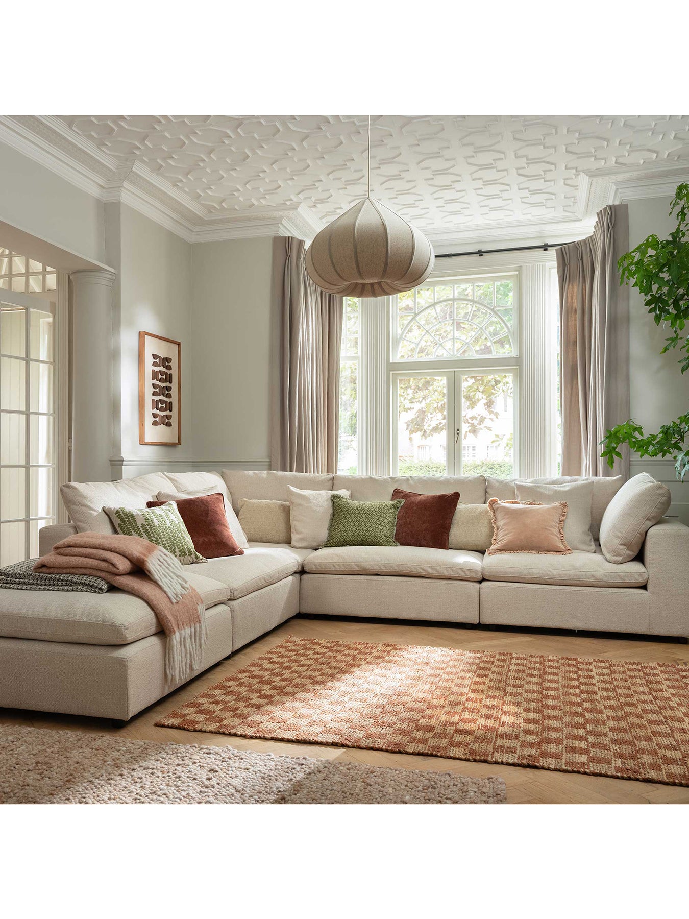 Solace Modular Corner Sofa Cream