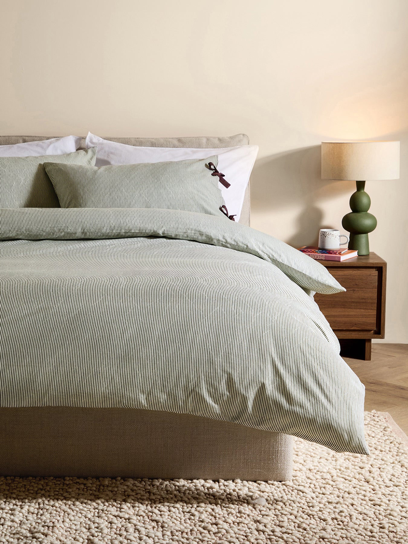 Ansel Duvet Set Green