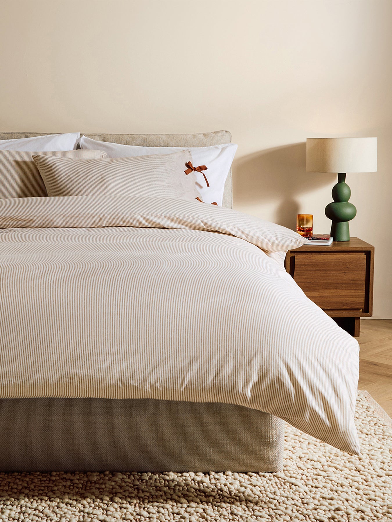 Cotton Ansel Duvet Set - Natural