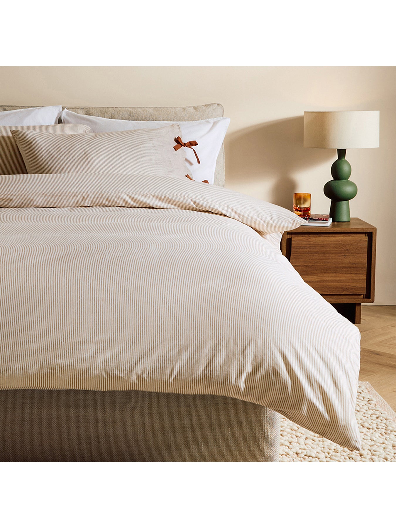 Cotton Ansel Duvet Set - Natural