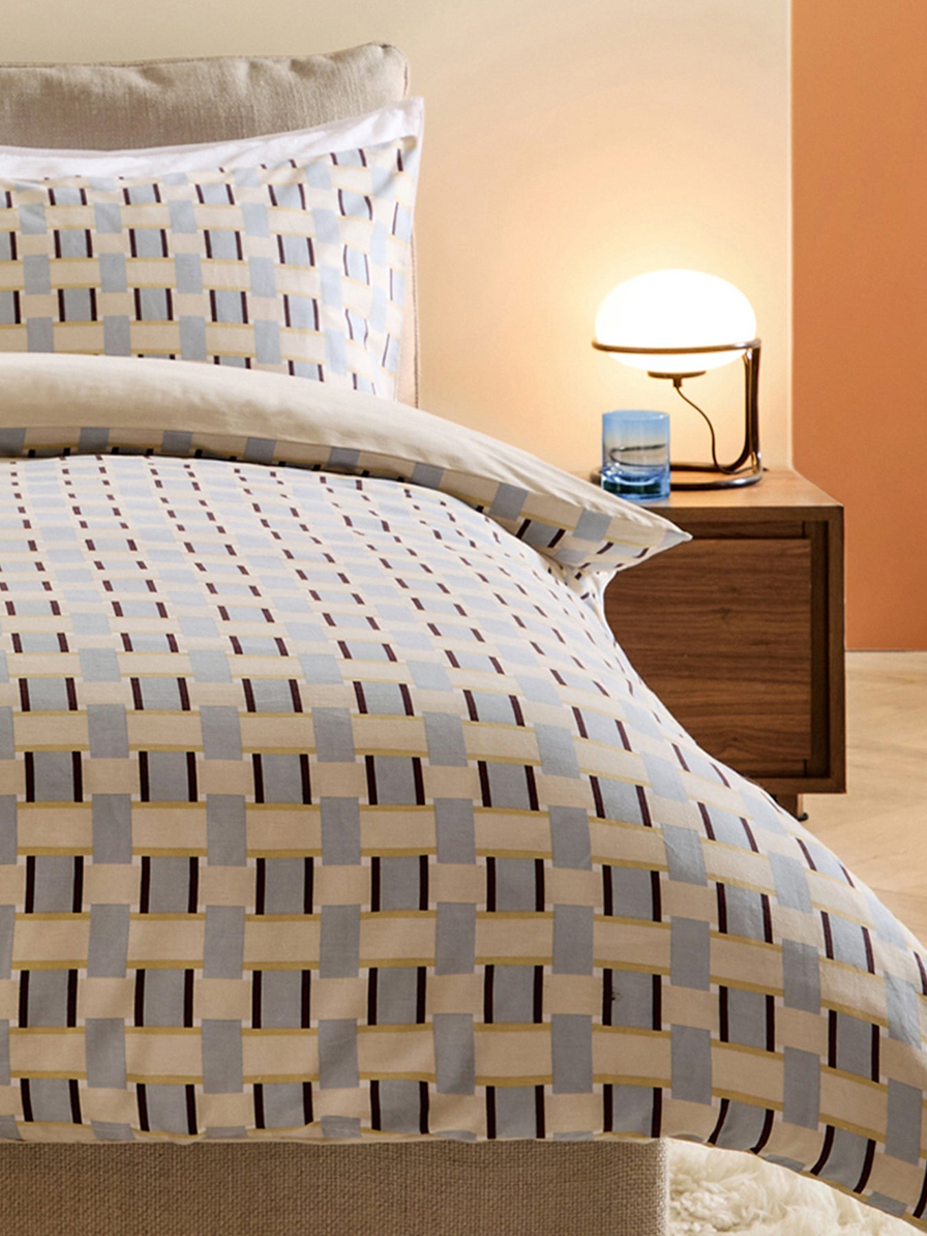 Finnur Duvet Set Brown