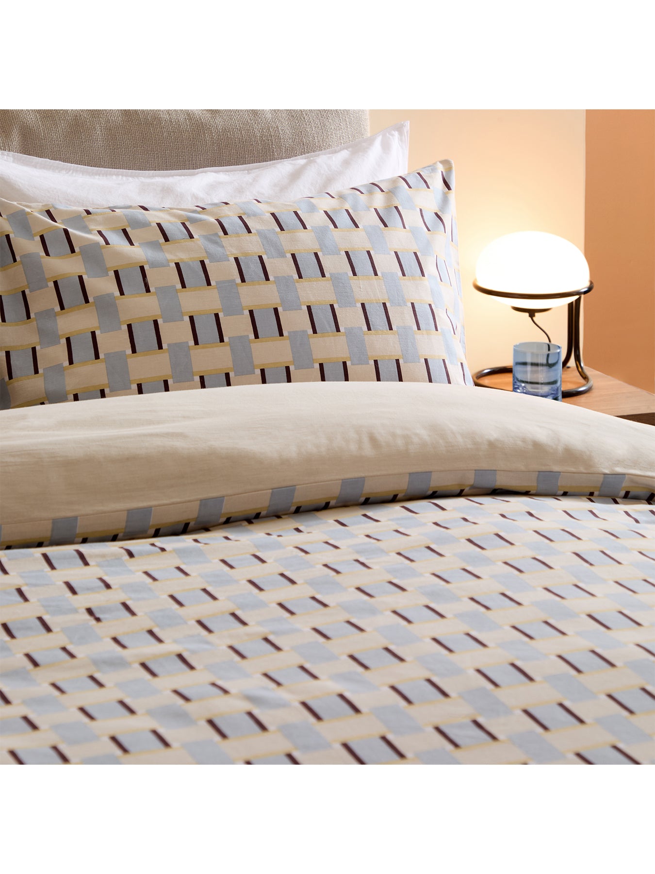 Cotton Finnur Duvet Set - Blue