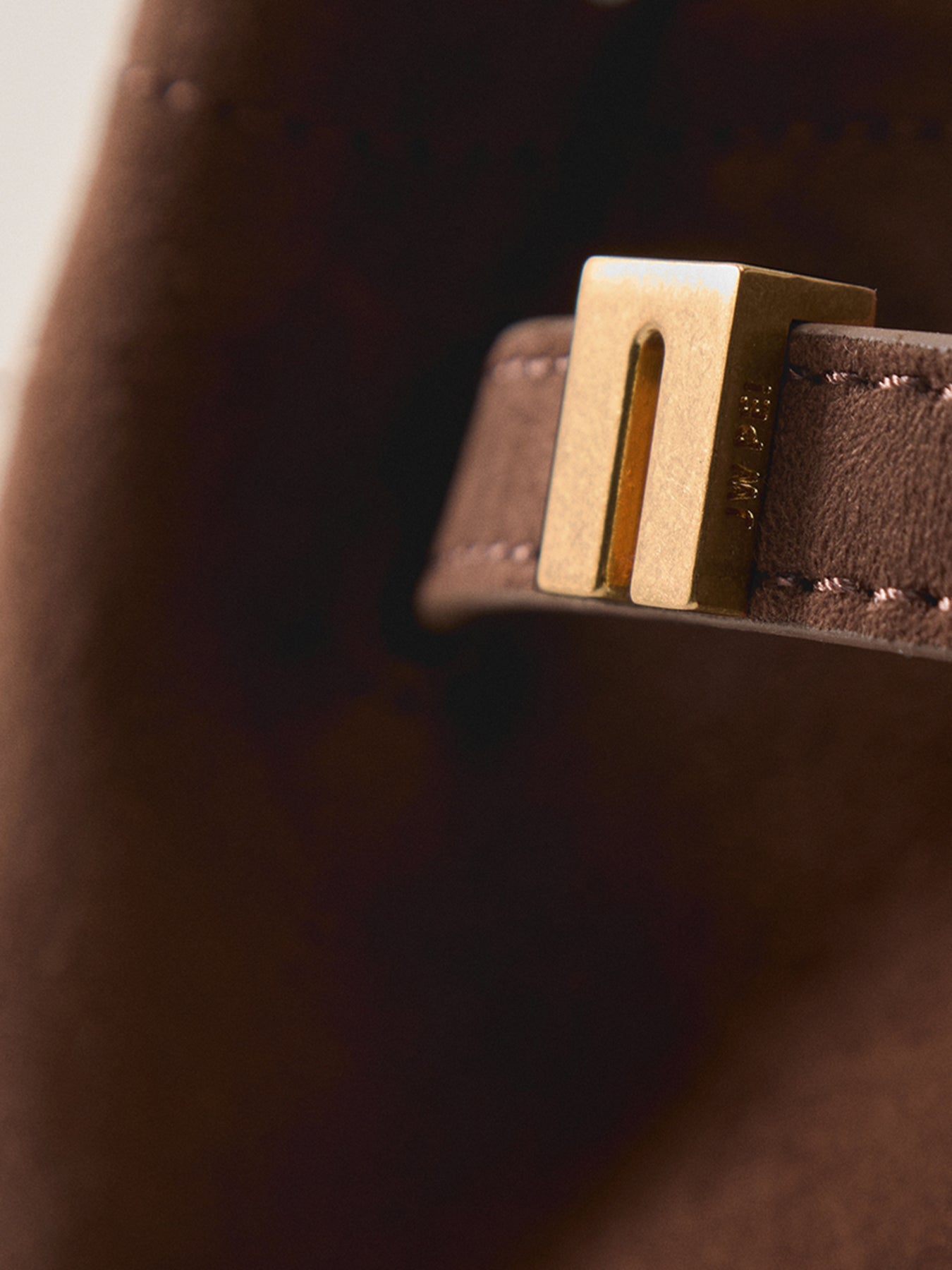 Hana Mini Faux Suede Tote Bag Taupe