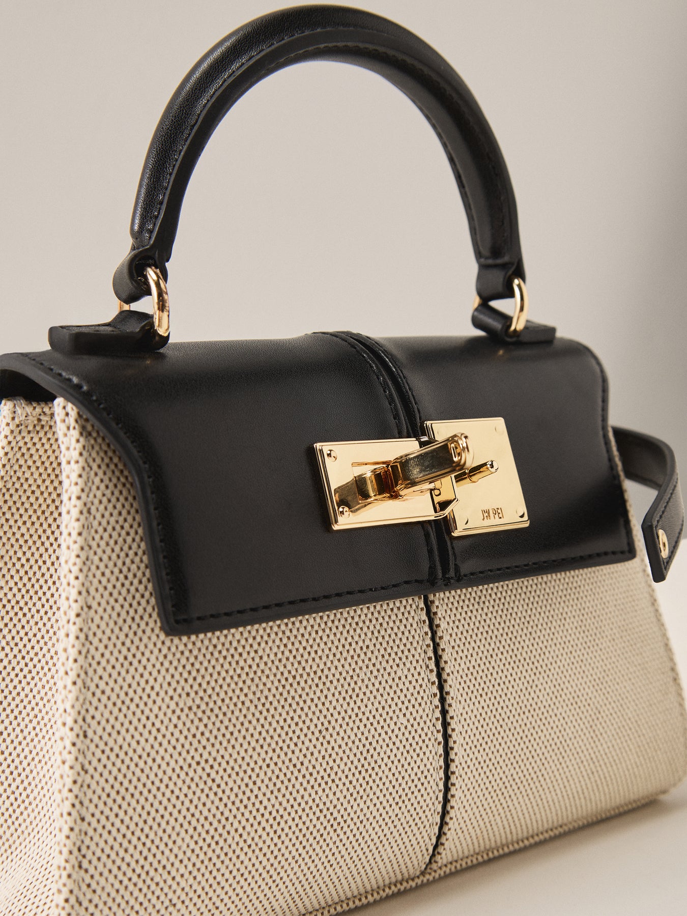 Elise Top Handle Bag Black