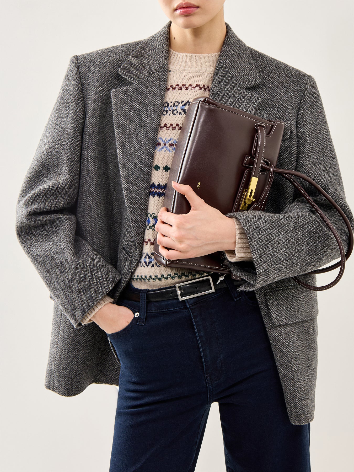 Yara Shoulder Bag Dark Brown