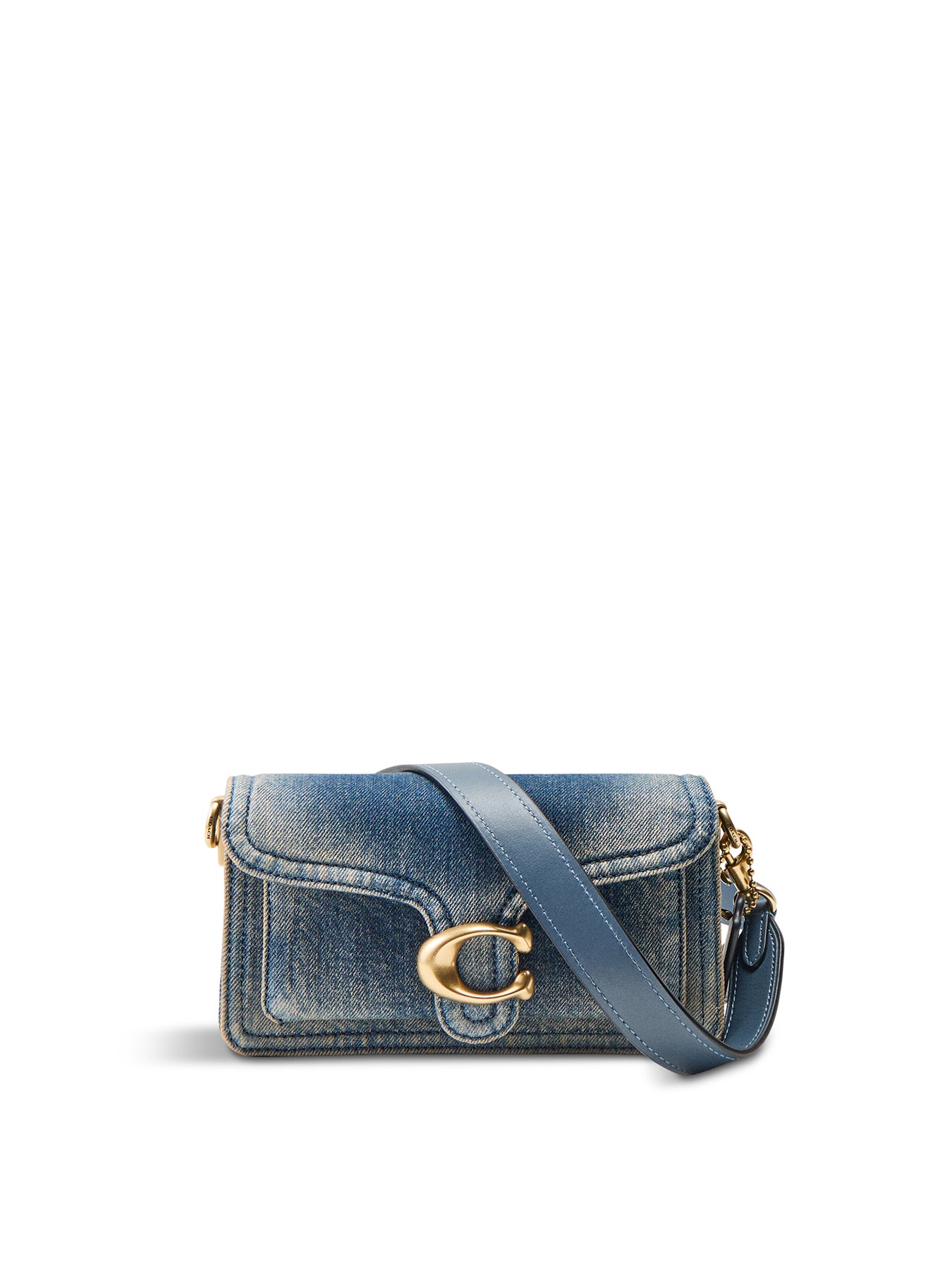 Tabby 20 Loved Denim Shoulder Bag Dark Indigo